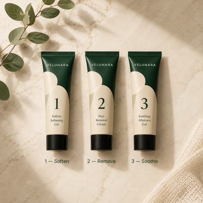 Velunara Hair Removal Trilogy Kit